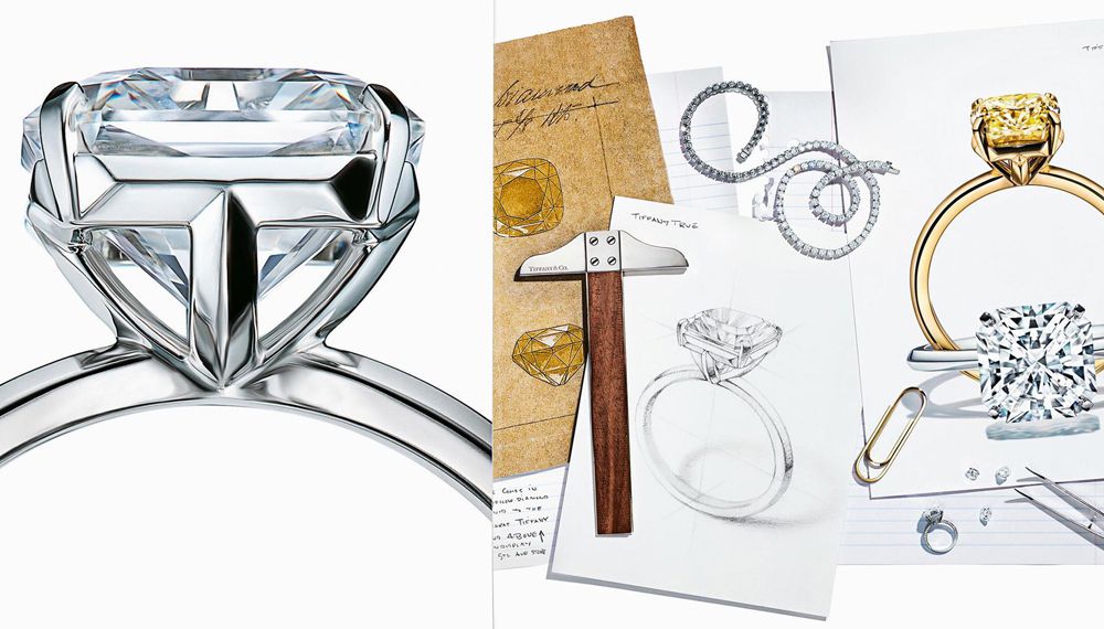 Оправа Tiffany setting для помолвочных колец с бриллиантами