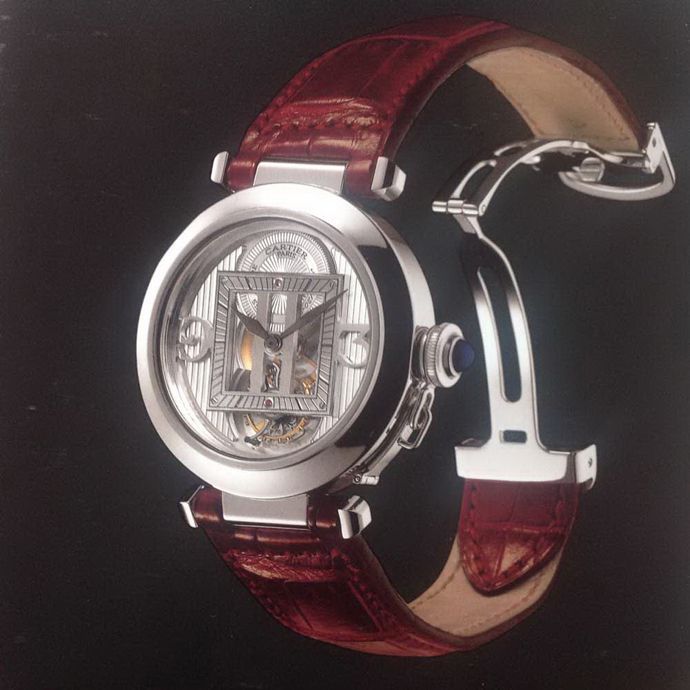 Часы Pasha de Cartier CPCP Tourbillon 1998 года, 1999 года, 2000 года и 2001 года выпуска