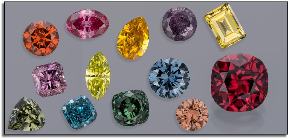 Бриллиант Winston Red возглавляет коллекцию из 40 бриллиантов необычных редких оттенков