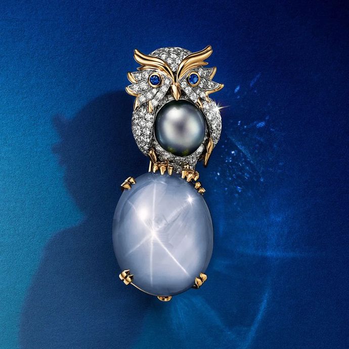 Броши Owl on a Rock — интерпретация Натали Верде броши Жана Шлюмберже Bird on a Rock