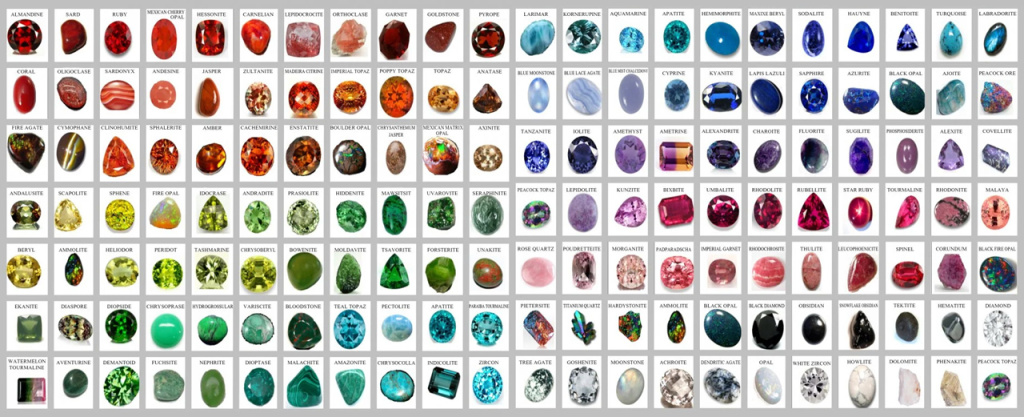 В ювелирной практике выделяют четыре группы ценных камней: драгоценные, ювелирные, ювелирно-поделочные и поделочные