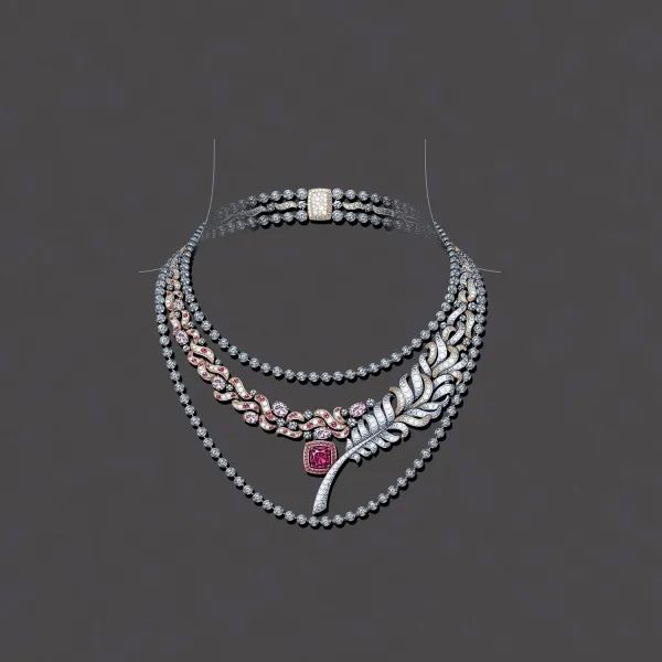 Колье-трансформер Plume Couture de Chanel и четыре варианта ношения