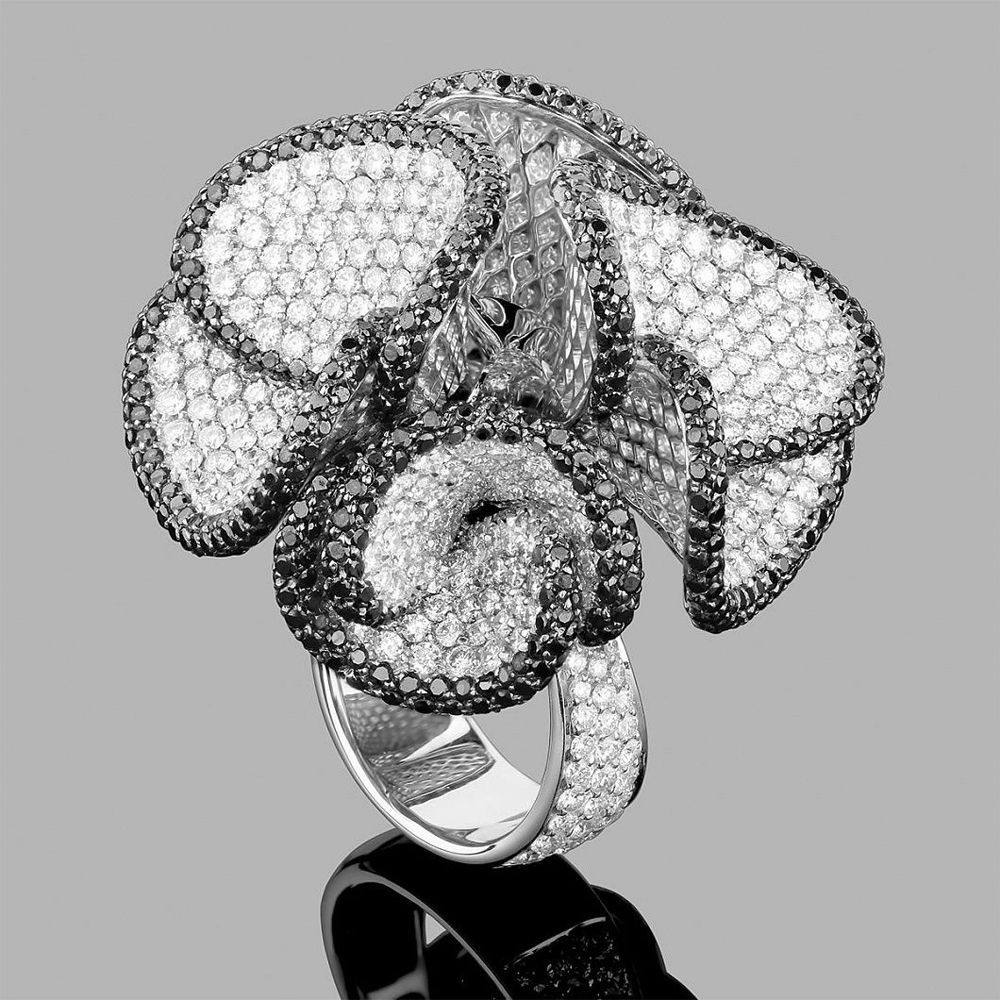 Коктейльное кольцо с бриллиантами Palmiero J.D.
