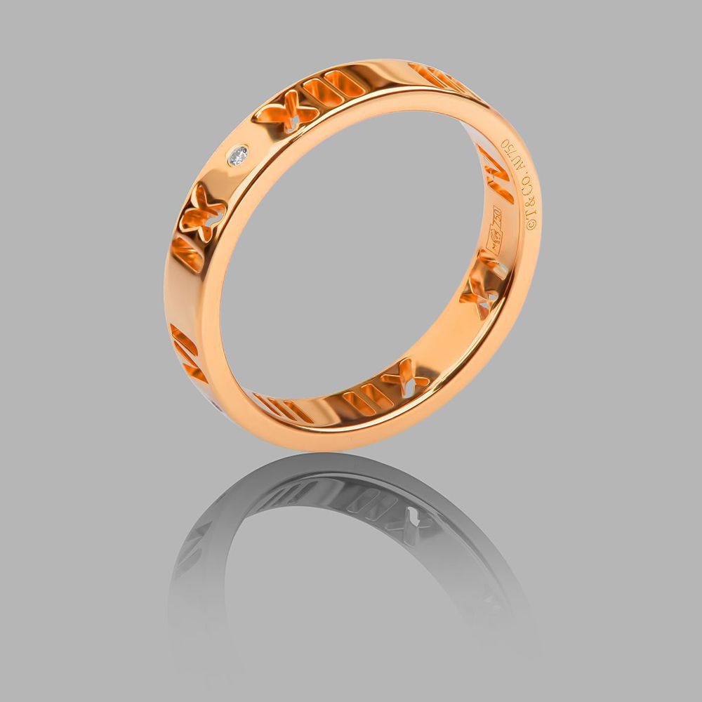Золотое кольцо Tiffany Atlas