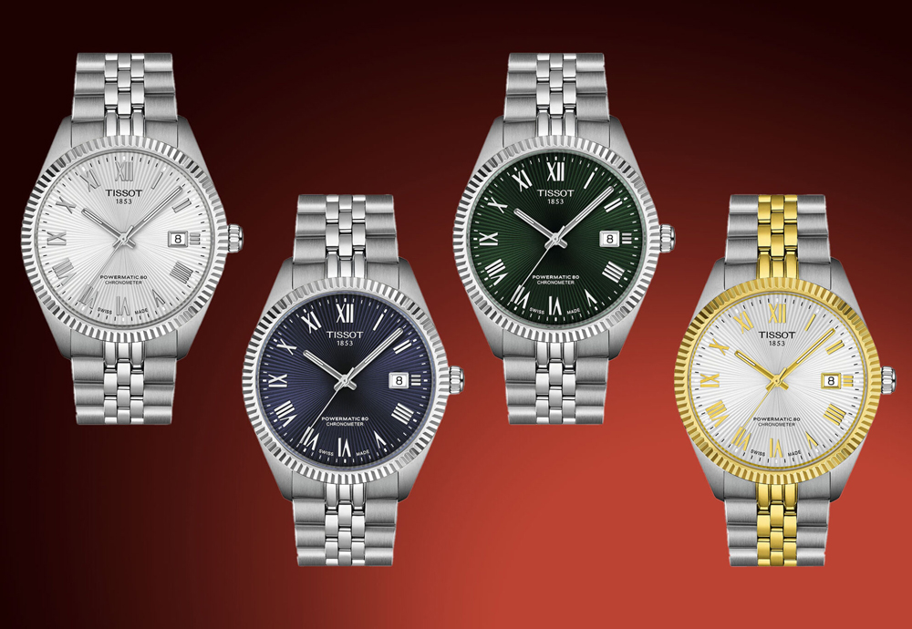  Три модели коллекции Tissot Ballade COSC размером 30 мм и четыре модели размером 39 мм