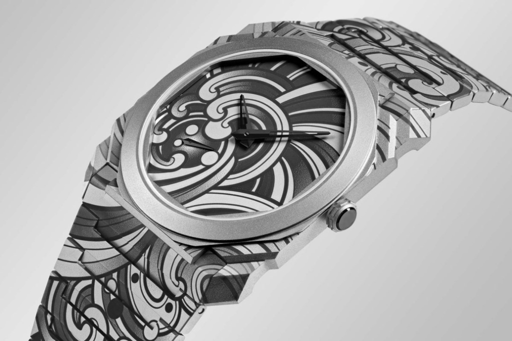 Часы Bvlgari Octo Finissimo серии Tattoo Acqua