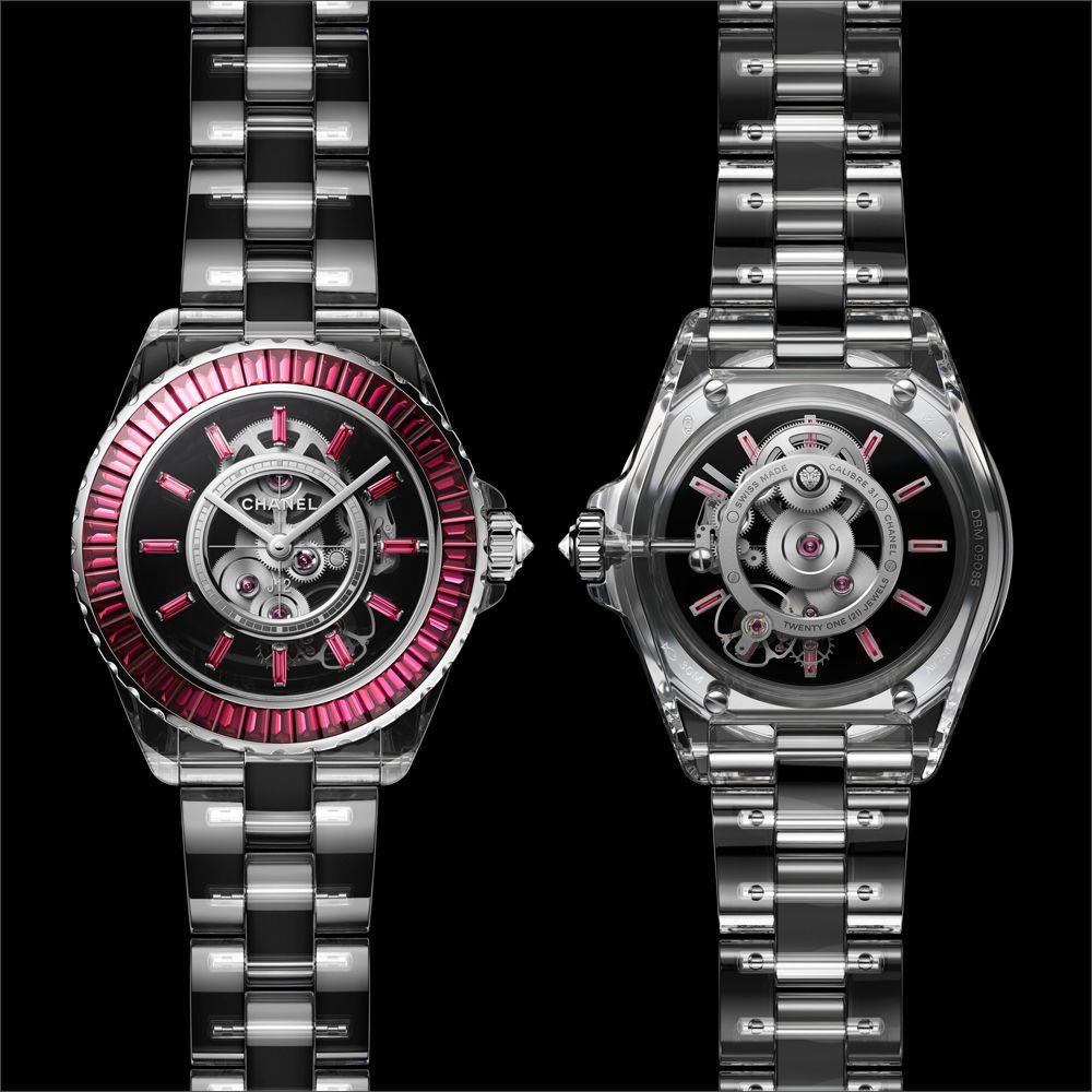 Часы Chanel J12 X-RAY Red Edition Rouge