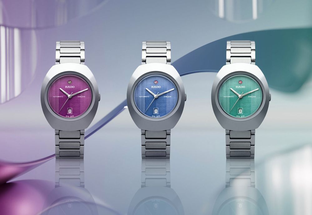 Красочные циферблаты новых Rado Diastar напоминают о скором завершении бесцветной зимы