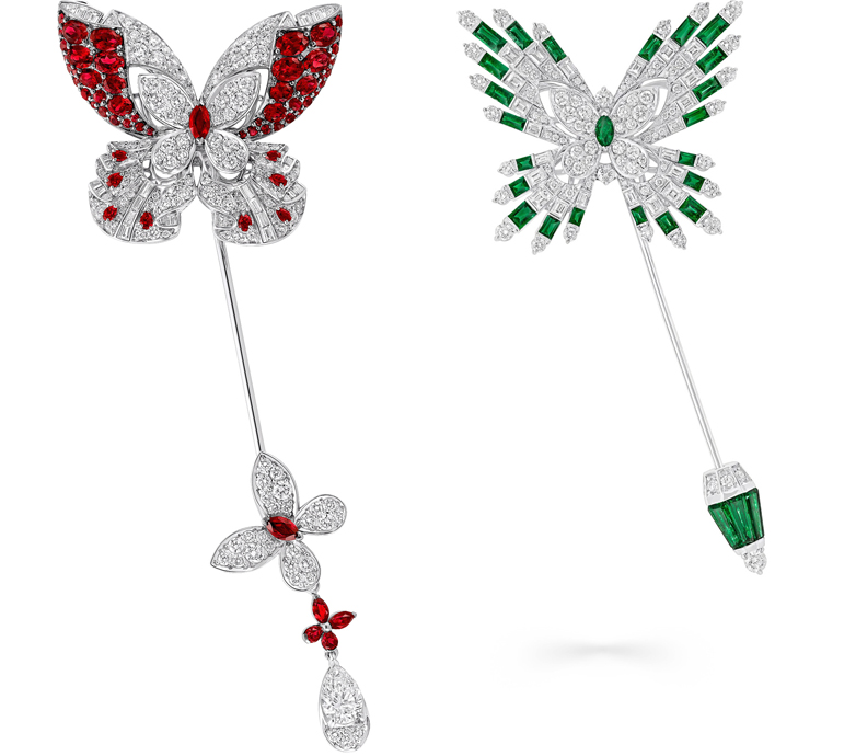 Коллекция Graff Butterfly Artistry in Motion из 12 брошей Высокого ювелирного искусства: Seraphina и Tamara, Marina и Eva, Luna и Sylvie, Selene и Lina, Flora и Freya, Athea и Daphne