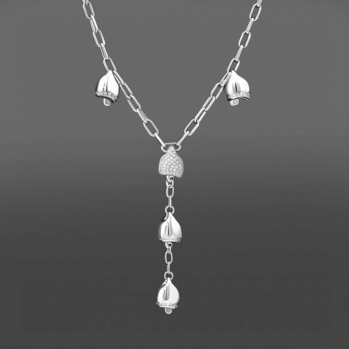 Золотое колье и подвеска Gavello с бриллиантами