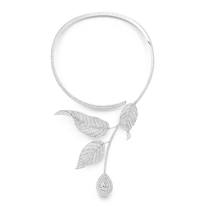 Колье «Знак вопроса» Rosier («Роза»), браслет Mauve («Мальва»)