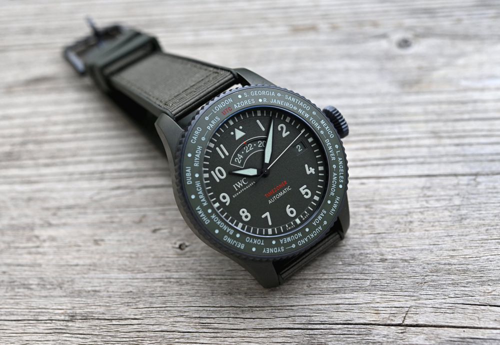 Часы IWC Pilot's Watch Timezoner TOP GUN Woodland