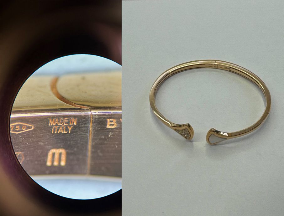 Браслет и два кольца Bvlgari (фото 1-3), кольцо Damiani (фото4), кольцо Roberto Coin