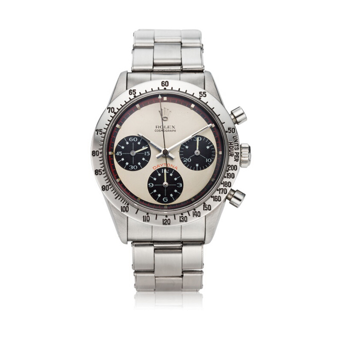 Часы Rolex Cosmograph Daytona Paul Newman Ref. 6239 и Patek Philippe Grandmaster Chime Ref. 6300A-010