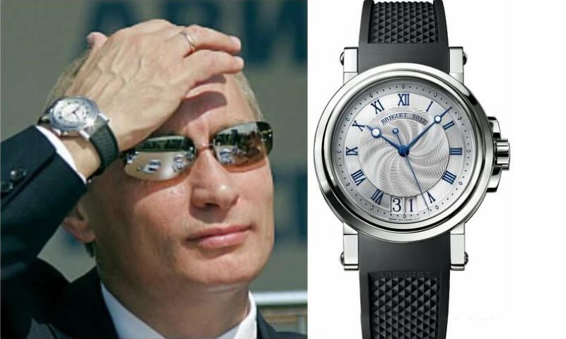 Коллекцию Владимира Путина дополняют часы Breguet Marine 5817ST/12/5V8 