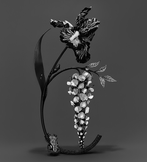 Украшения Boucheron Carte Blanche Impermanence Composition N°4 и Composition N°3