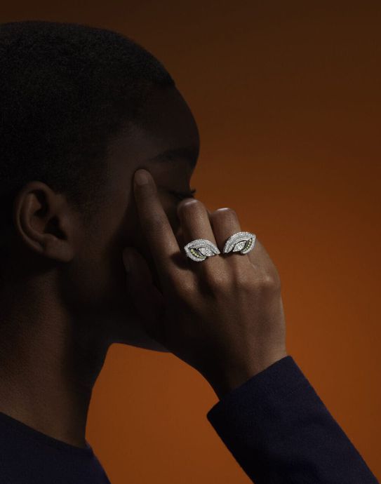 Кольцо-куртка De Beers Leopard и кольцо-куртка De Beers Zebra