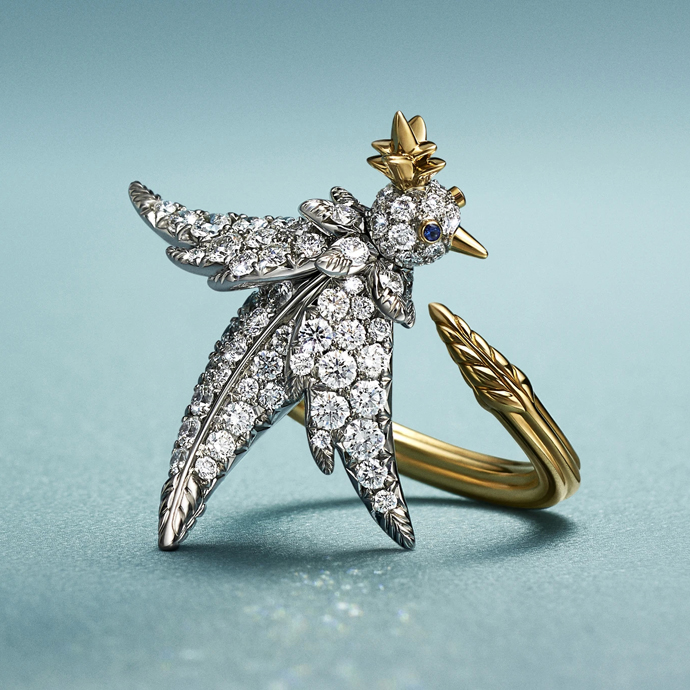Украшения Fine Jewellery из обновленной коллекции Bird on a Rock by Tiffany