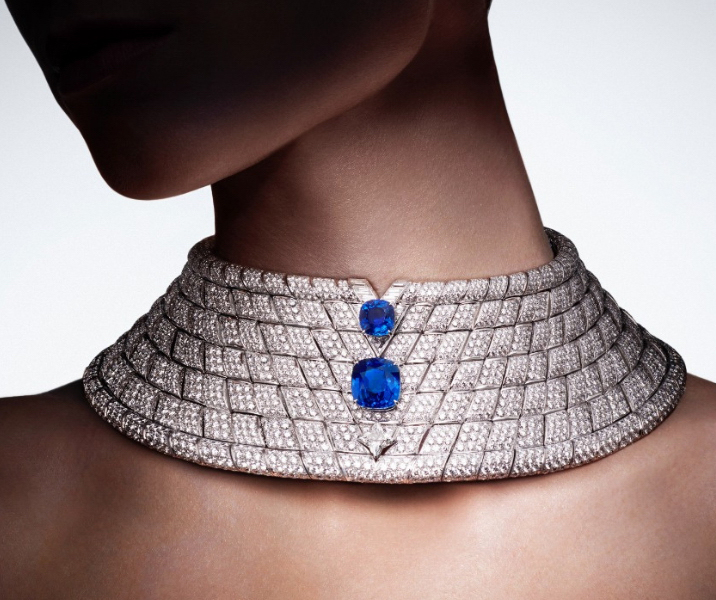 Ожерелье Perception с сапфирами