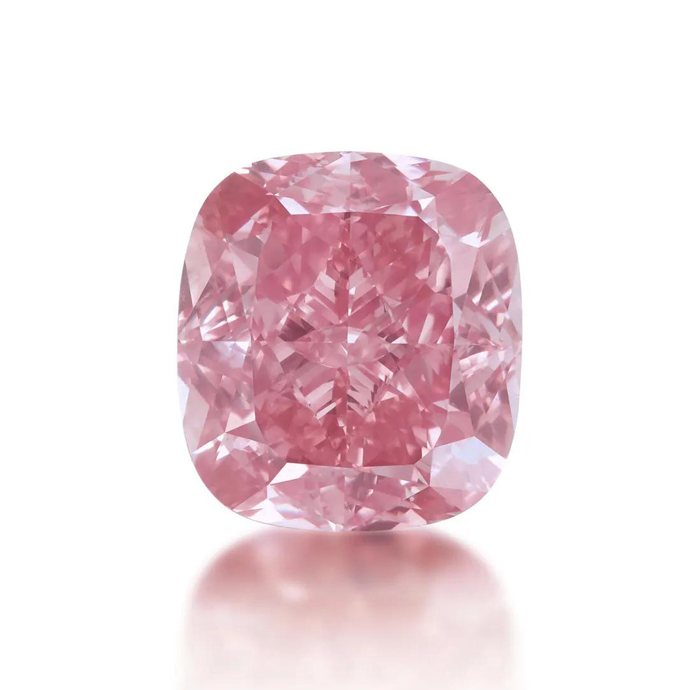 Кольцо с бриллиантом The Glowing Rose, снятым с продажи до начала торгов