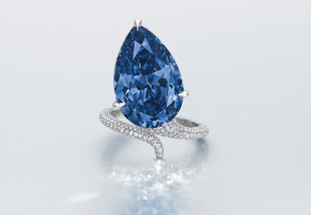 Бриллиант Mellon Blue претендует на новый рекорд на аукционе Magnificent Jewels