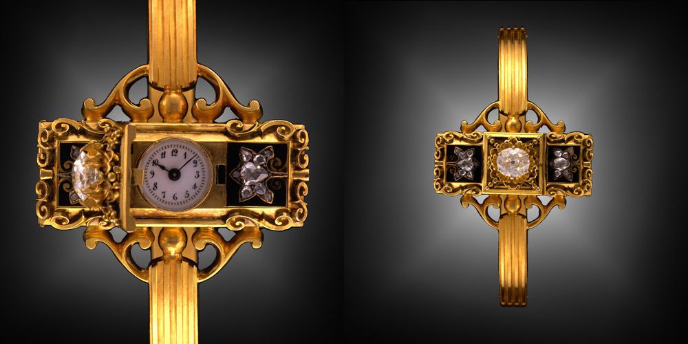 Первые наручные женские часы Patek Philippe, 1868 год