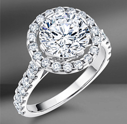 продажа Золотое кольцо Emporium Gold с бриллиантами 3.08 Ct в салоне «Emporium Gold»