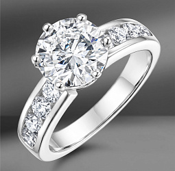 продажа Золотое кольцо с бриллиантами 2.47 Ct в салоне «Emporium Gold»