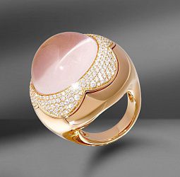 продажа Золотое кольцо Pasquale Bruni с кварцем и бриллиантами в салоне «Emporium Gold»