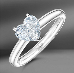 продажа Золотое кольцо Mercury Classic с бриллиантом 1.01 Ct в салоне «Emporium Gold»