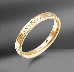 продажа Золотое кольцо Tiffany&Co с бриллиантами 0,09Ct в салоне «Emporium Gold»