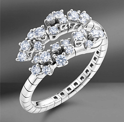 продажа Золотое кольцо Damiani Mimosa в салоне «Emporium Gold»