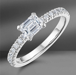 продажа Золотое кольцо Vettore с бриллиантами 0.86 Ct GIA в салоне «Emporium Gold»