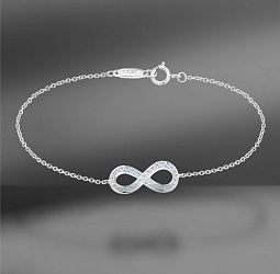 продажа Браслет из платины Tiffany & Co. Infinity в салоне «Emporium Gold»