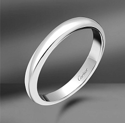 продажа Обручальное кольцо из платины Cartier 1895 (Eu 65) в салоне «Emporium Gold»