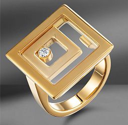 продажа Золотое кольцо Chopard Happy Spirit (Еu 54) в салоне «Emporium Gold»