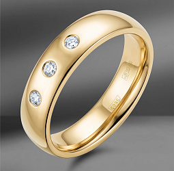 продажа Кольцо из желтого золота с бриллиантами в салоне «Emporium Gold»