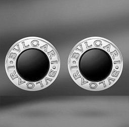 продажа Золотые серьги с ониксом Bvlgari в салоне «Emporium Gold»