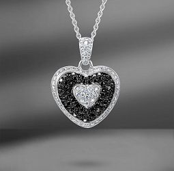 продажа Золотая подвеска с бриллиантами Leo Pizzo Heart в салоне «Emporium Gold»