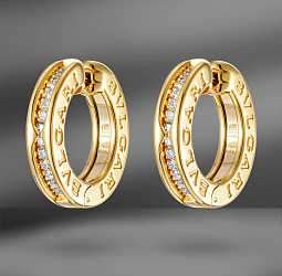 продажа Золотые серьги Bvlgari B.Zero1 Vintage в салоне «Emporium Gold»