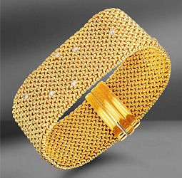 продажа Золотой браслет с бриллиантами 1.00 Ct в салоне «Emporium Gold»