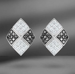 продажа Золотые серьги с бриллиантами Zancan Gioelli в салоне «Emporium Gold»