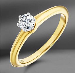 продажа Золотое кольцо Tiffany&Co. Setting 0.25 Ct в салоне «Emporium Gold»