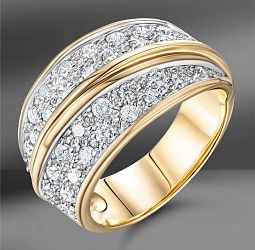 продажа Золотое кольцо с бриллиантами 0.91 Ct в салоне «Emporium Gold»