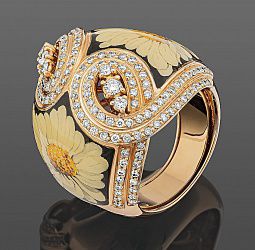 продажа Золотое кольцо с бриллиантами 1.06Ct от Bibigi в салоне «Emporium Gold»