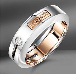 продажа Золотое кольцо Baraka с бриллиантом 0.10 Ct в салоне «Emporium Gold»
