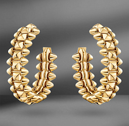 продажа Золотые серьги Cartier Clash Small в салоне «Emporium Gold»