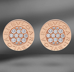 продажа Золотые серьги с бриллиантами Bvlgari Bvlgari в салоне «Emporium Gold»