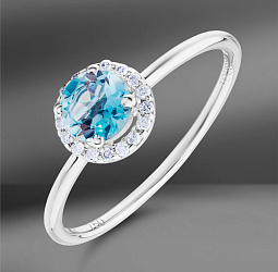 продажа Золотое кольцо топазом Tous Color Kings в салоне «Emporium Gold»