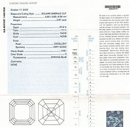 Продажа Природный бриллиант 5.67 Ct, H/VVS1 "Ашер" GIA 